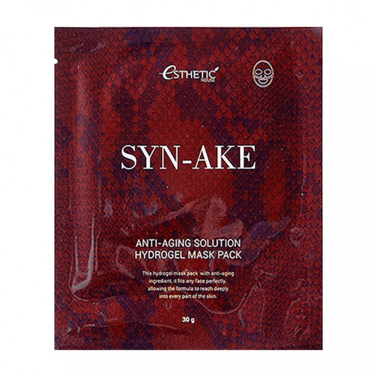 Esthetic House Syn-Ake Anti-Aging Solution Hydrogel Mask Pack Маска гидрогелевая с пептидами
