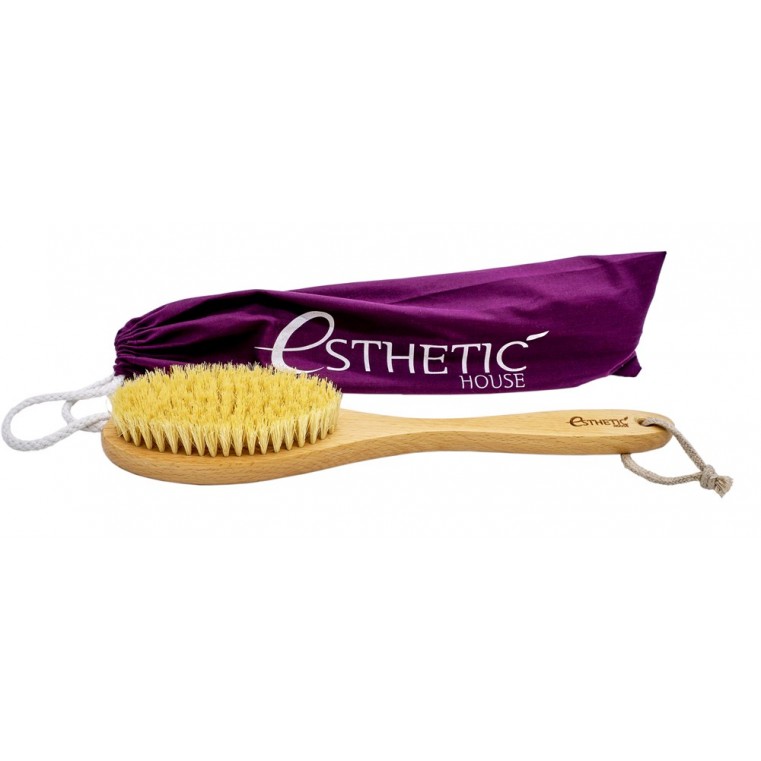 ESTHETIC HOUSE Dry Massage Brush Дренажная щётка для сухого массажа из бука и натуральной щетины