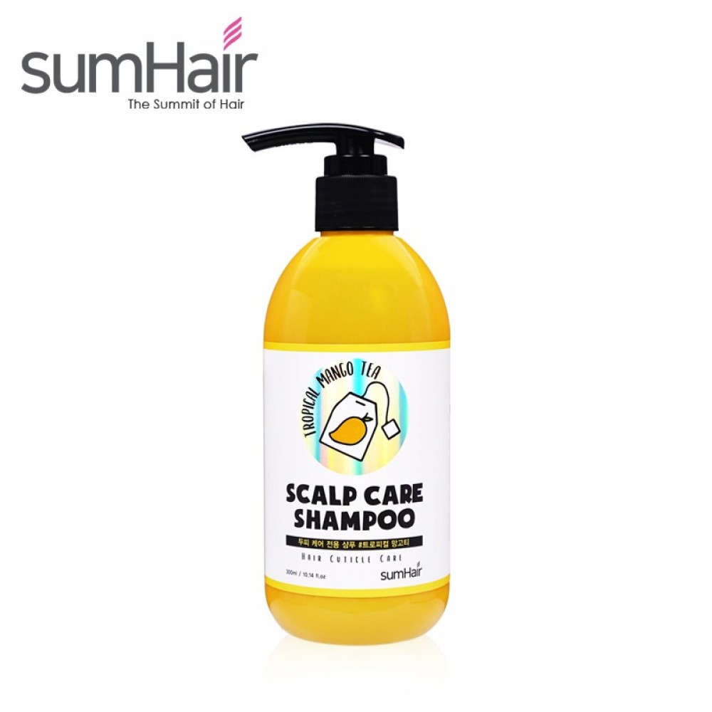 EyeNlip SUMHAIR Scalp Care Shampoo Tropical Mango Tea Успокаивающий шампунь Тропический манго