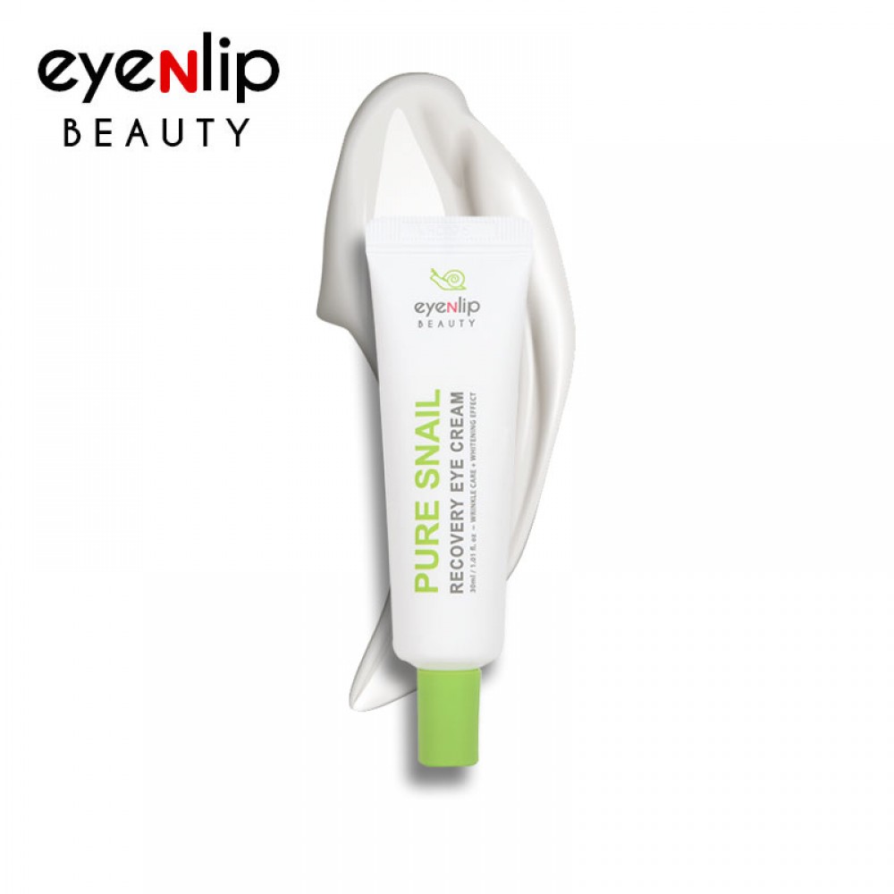 EyeNlip Pure Snail Recovery Eye Cream Крем для кожи вокруг глаз улиточный восстанавливающий