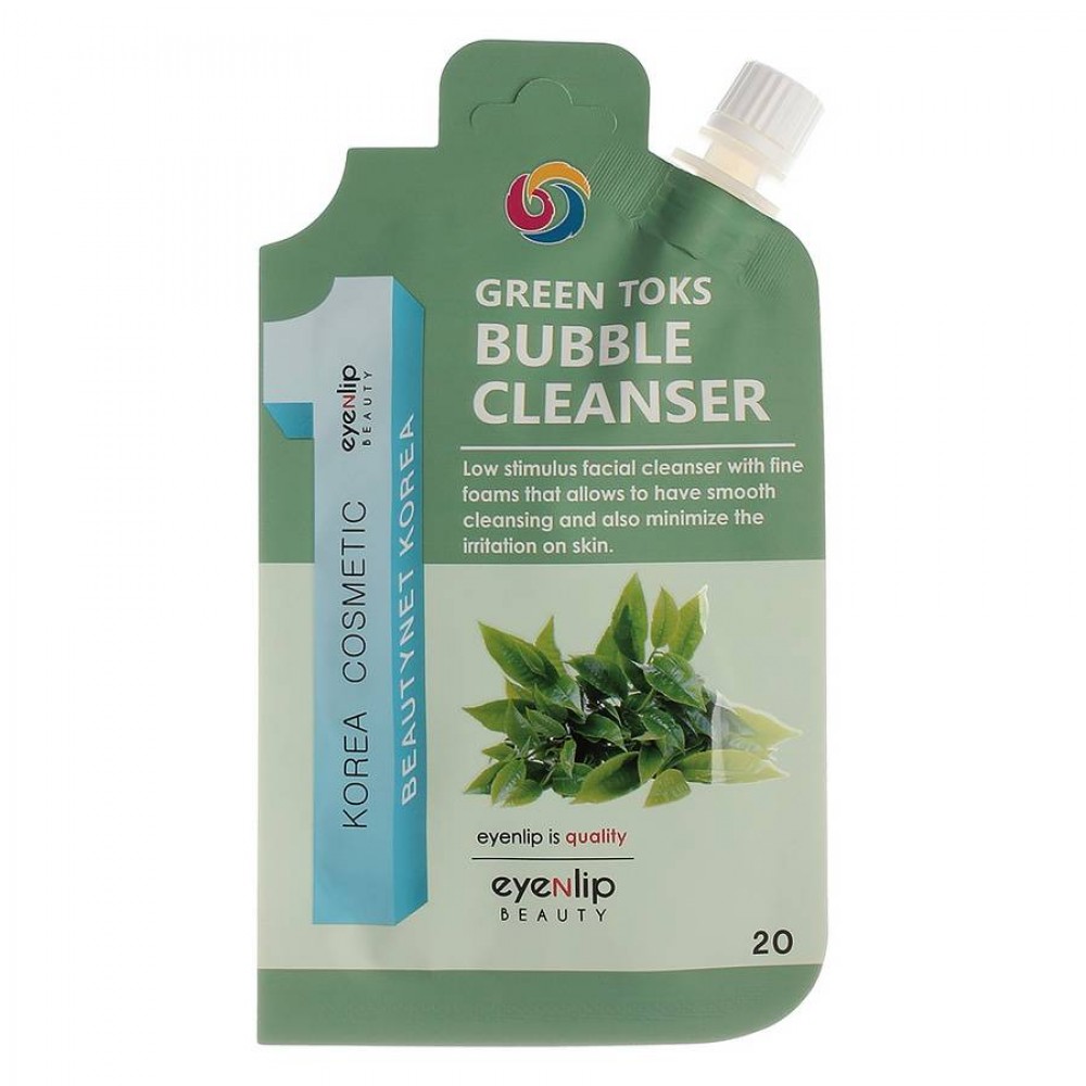 Eyenlip Pocket Green Toks Bubble Cleanser Пузырьковая пенка для умывания