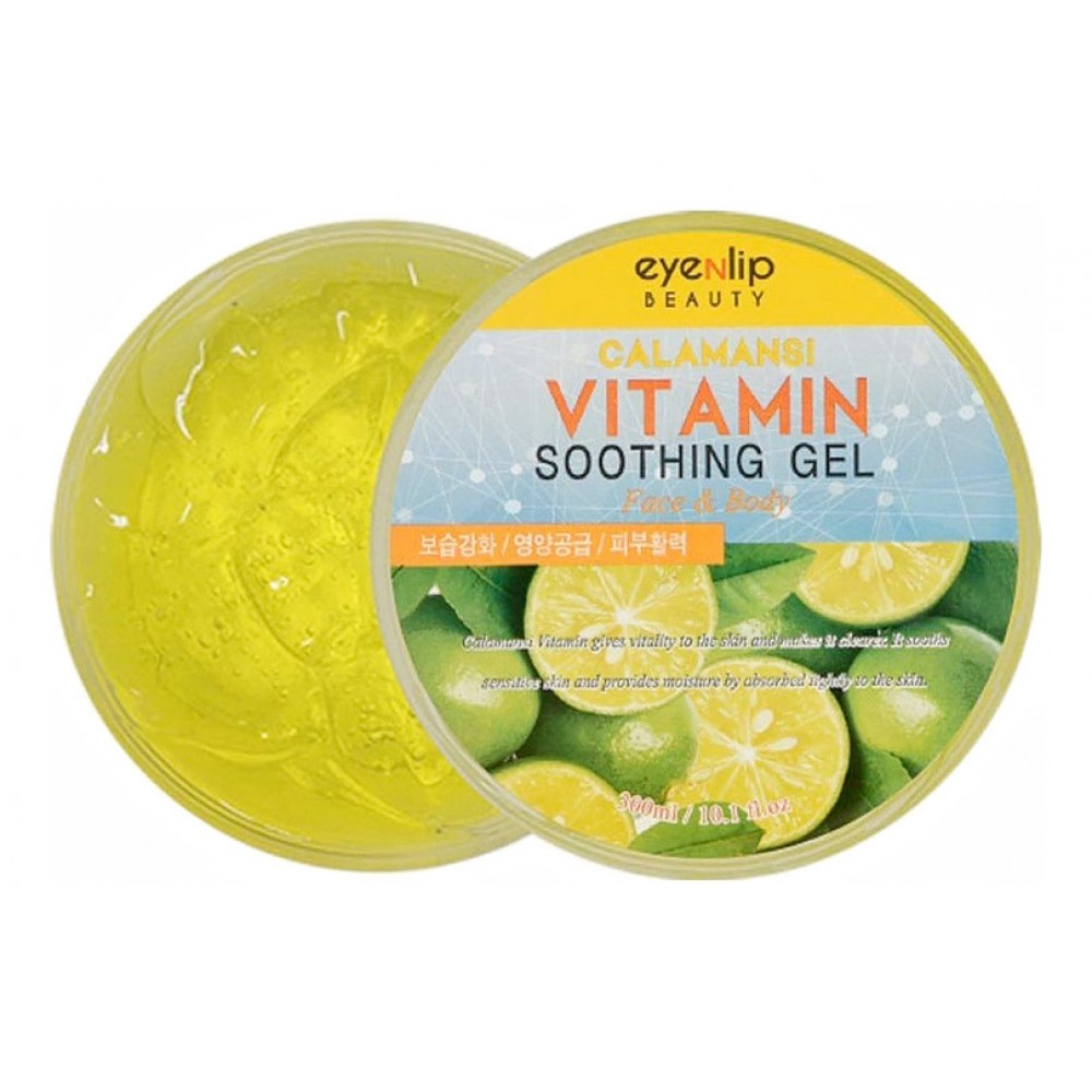 EyeNlip Calamansi Vitamin Soothing Gel Face & Body Универсальный успокаивающий гель с экстрактом каламанси