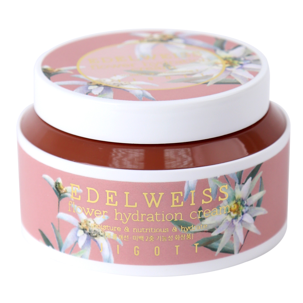 JIGOTT Edelweiss Flower Hydration Cream Увлажняющий крем с экстрактом эдельвейса
