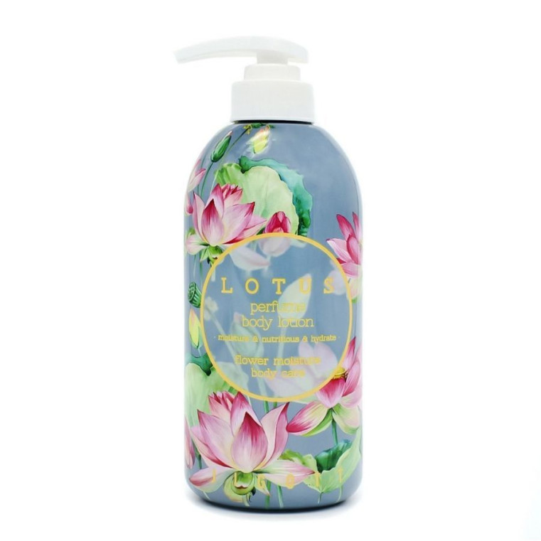 Jigott Perfume Body Lotion Lotus Парфюмированный лосьон для тела с экстрактом лотоса