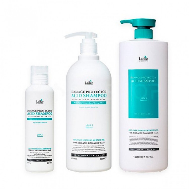 La'Dor Damaged Protector Acid Shampoo Шампунь для волос с коллагеном и аргановым маслом