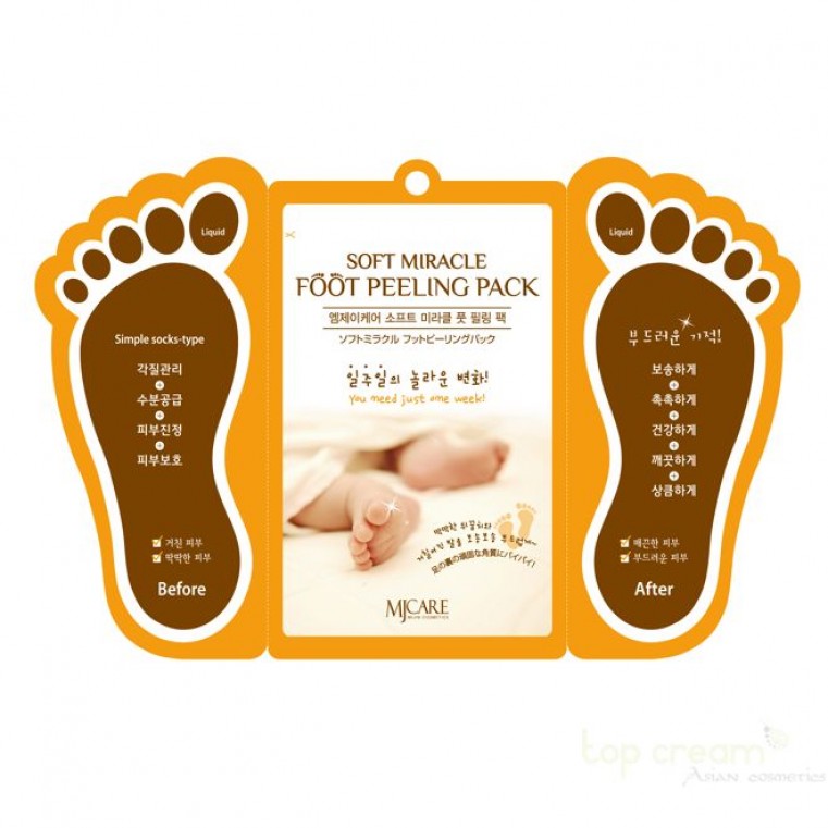 Mijin Soft Miracle Foot Peeling Pack Пилинг для ног