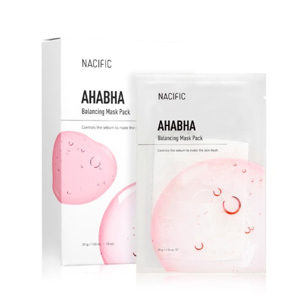 Nacific AHABHA Balancing Mask Pack Балансирующая маска с AHA и BHA кислотами