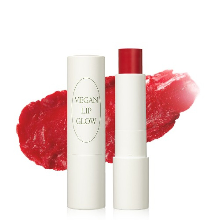 Nacific Vegan Lip Glow 05. Apple Red Веганский бальзам для губ