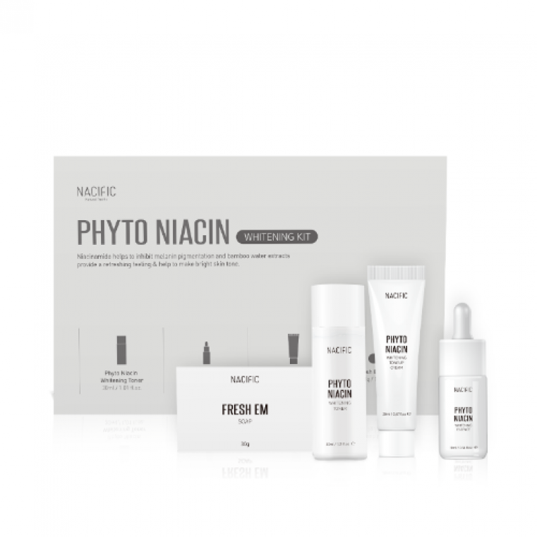 Nacific Phyto Niacin Whitening kit Набор миниатюр линейки с ниацином