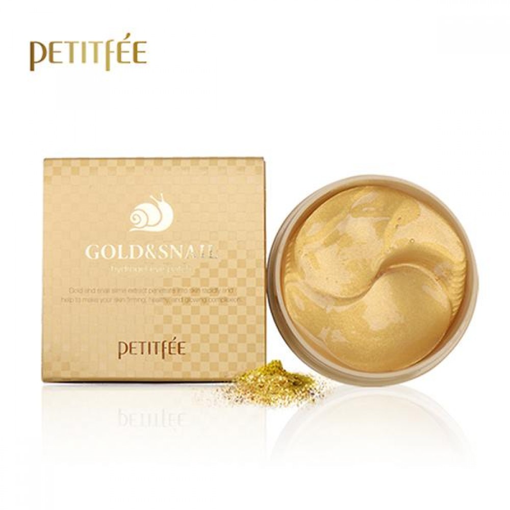 Petitfee Gold & Snail Eye Patch Патчи гидрогелевые с золотом и экстрактом улитки