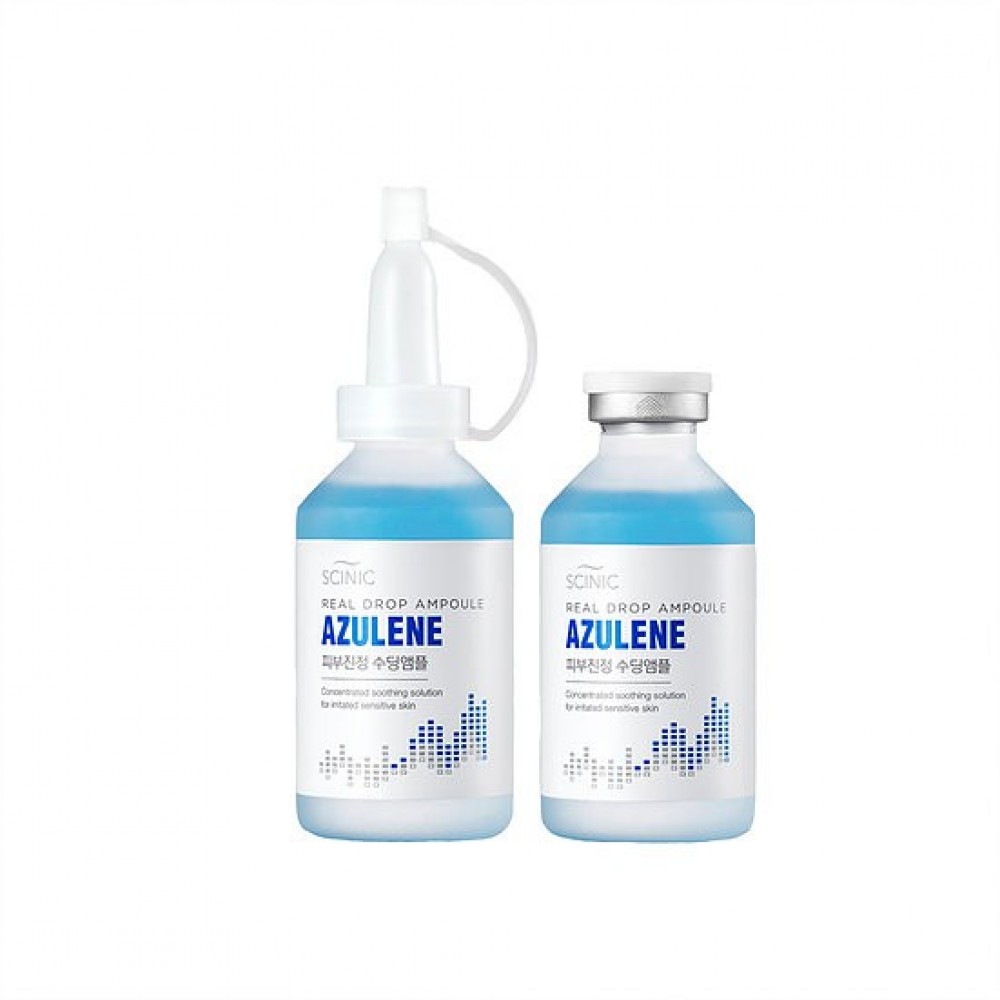 Scinic Real Drop Ampoule Azulene Сыворотка с азуленом высококонцентрированная