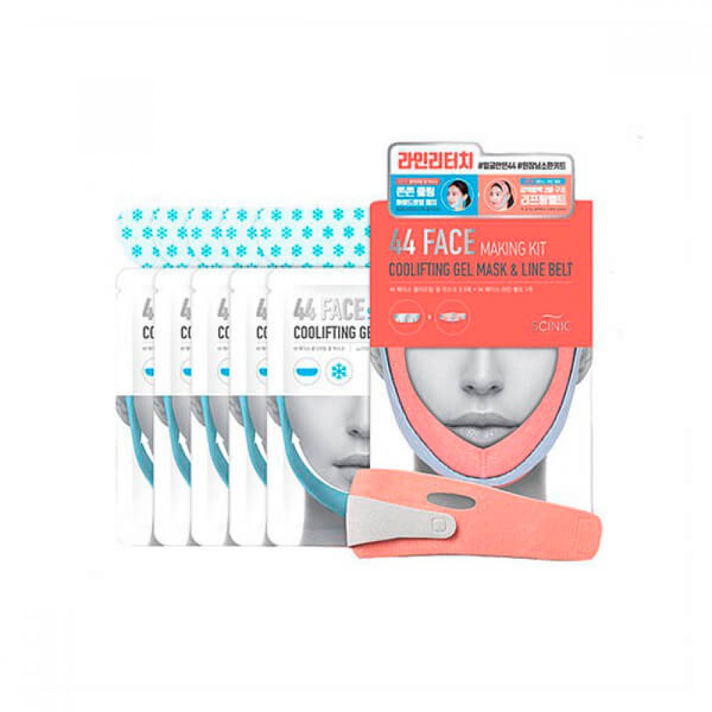 Scinic 44 Face Making Kit набор из 5 масок Маска для коррекции контура (овала) лица