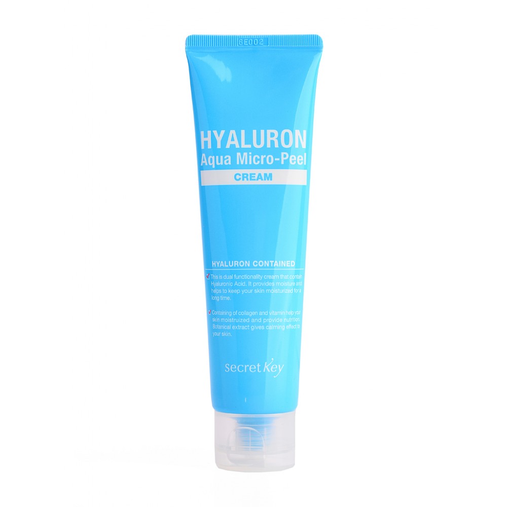 Secret Key Hyaluron Aqua Micro-Peel Cream Увлажняющий крем с гиалуроновой кислотой и эффектом микропилинга