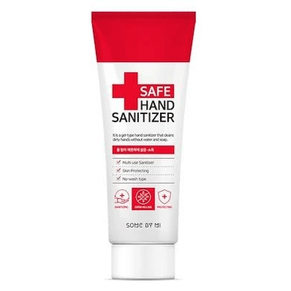 Some By Mi Safe Hand Sanitizer Антибактериальный гель для рук на основе этилового спирта, 50мл.