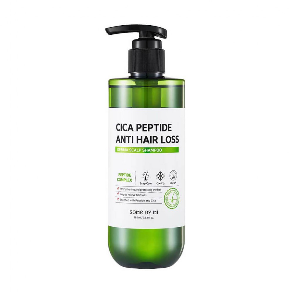 Some By Mi Cica Peptide Anti Hair Loss Shampoo Укрепляющий шампунь с центеллой и пептидами