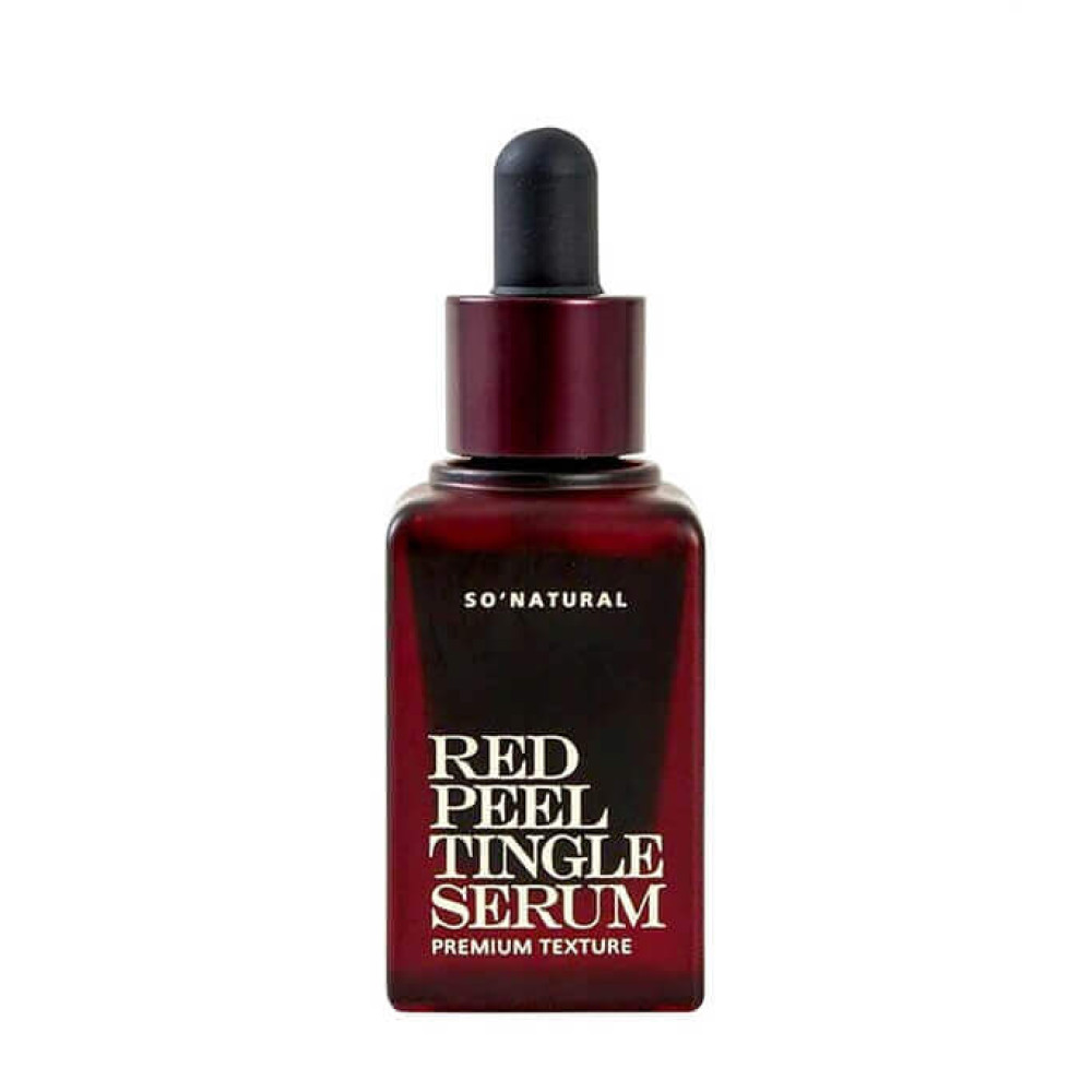 So Natural Red Peel Tingle Serum Premium Texture Кислотная пилинг-сыворотка со спикулами