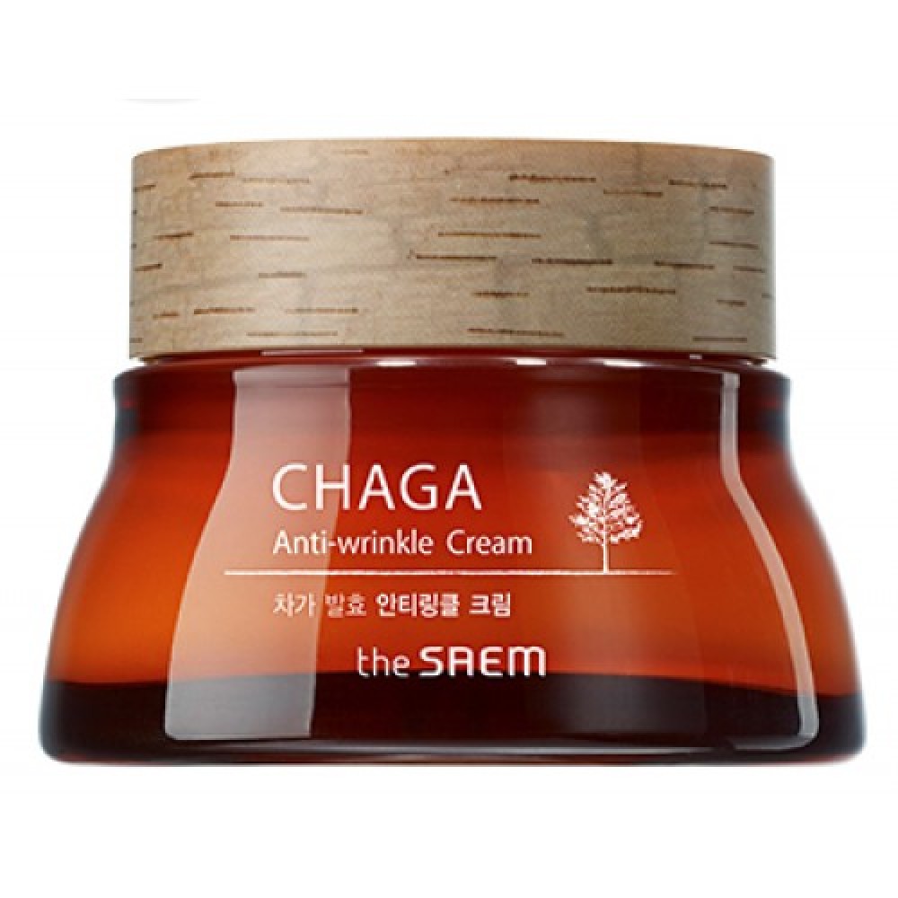 The Saem CHAGA Anti-wrinkle Cream Крем для лица с экстрактом грибов чага антивозрастной