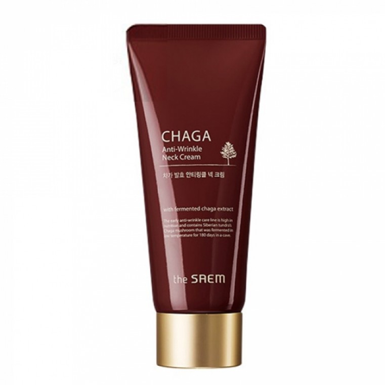 The Seam CHAGA Anti-wrinkle Neck Cream Крем для шеи с экстрактом грибов чага антивозрастной 
