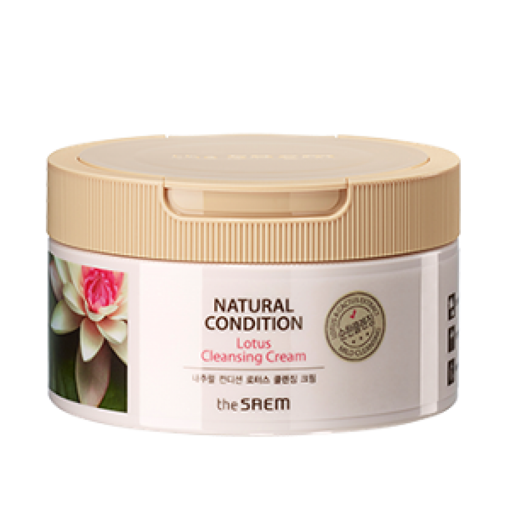 The Saem Natural Condition Lotus Cleansing Cream Очищающий крем с экстрактом лотоса