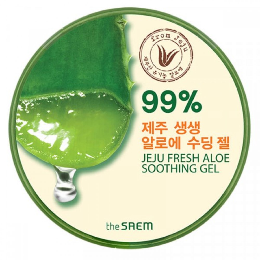 The Saem Jeju Fresh Aloe Soothing Gel 99% Гель с алоэ универсальный увлажняющий