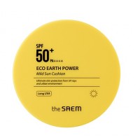 The Saem Eco Earth Power Mild Sun Cushion Кушон солнцезащитный  SPF50+ PA++++