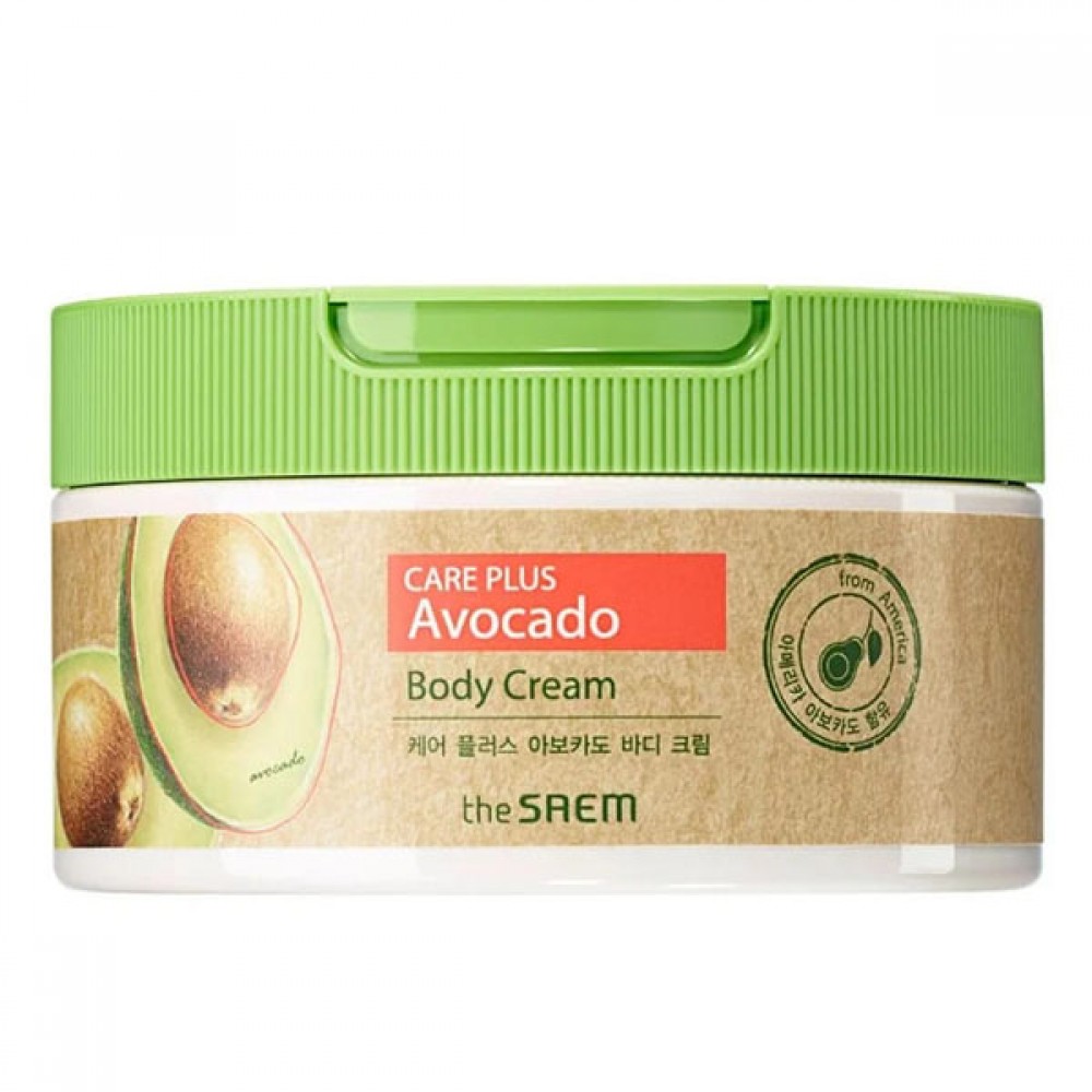 The Saem Care Plus Avocado Body Cream Питательный крем для тела с экстрактом авокадо