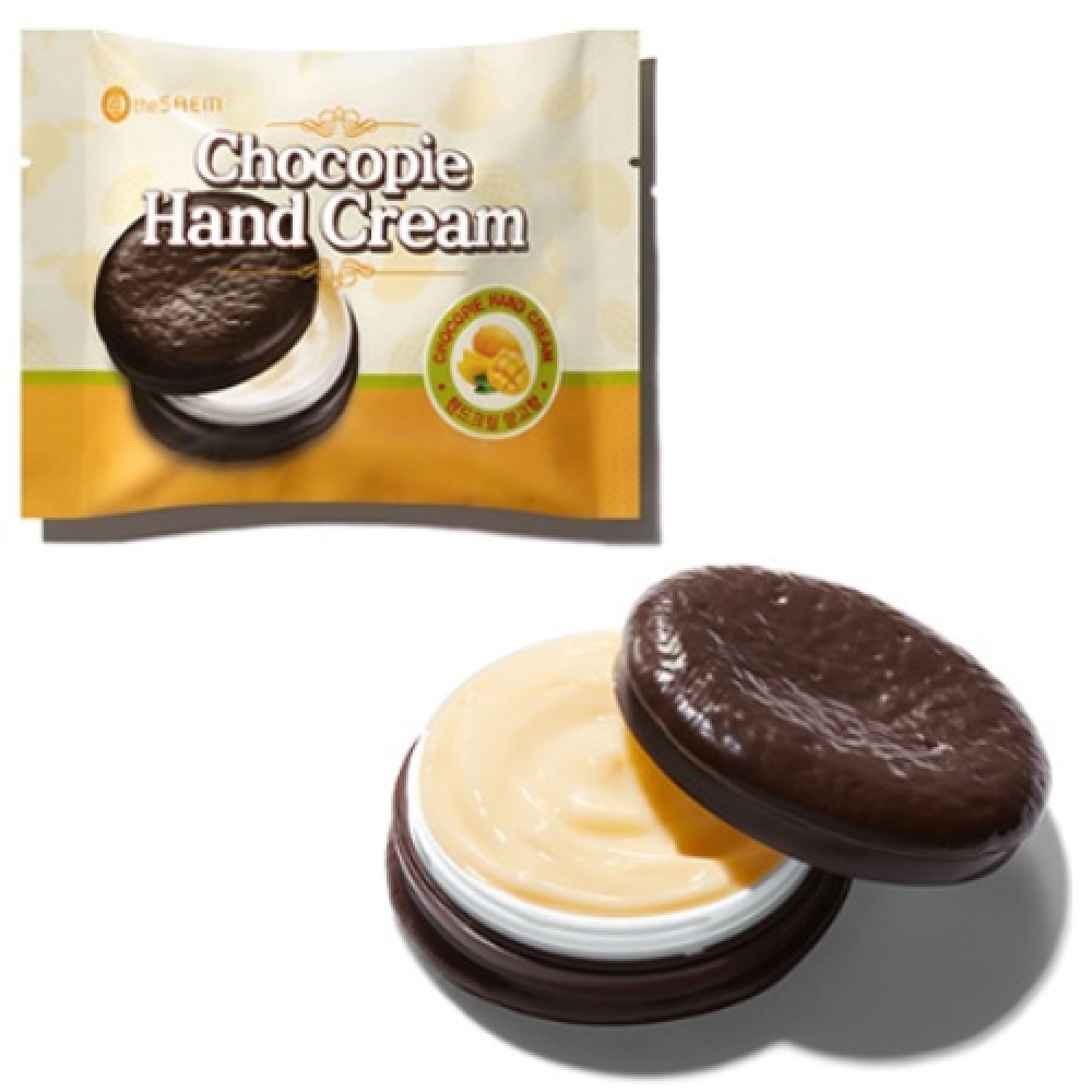 THE SAEM Chocopie Hand Cream Mango Крем для рук чокопай с ароматом манго