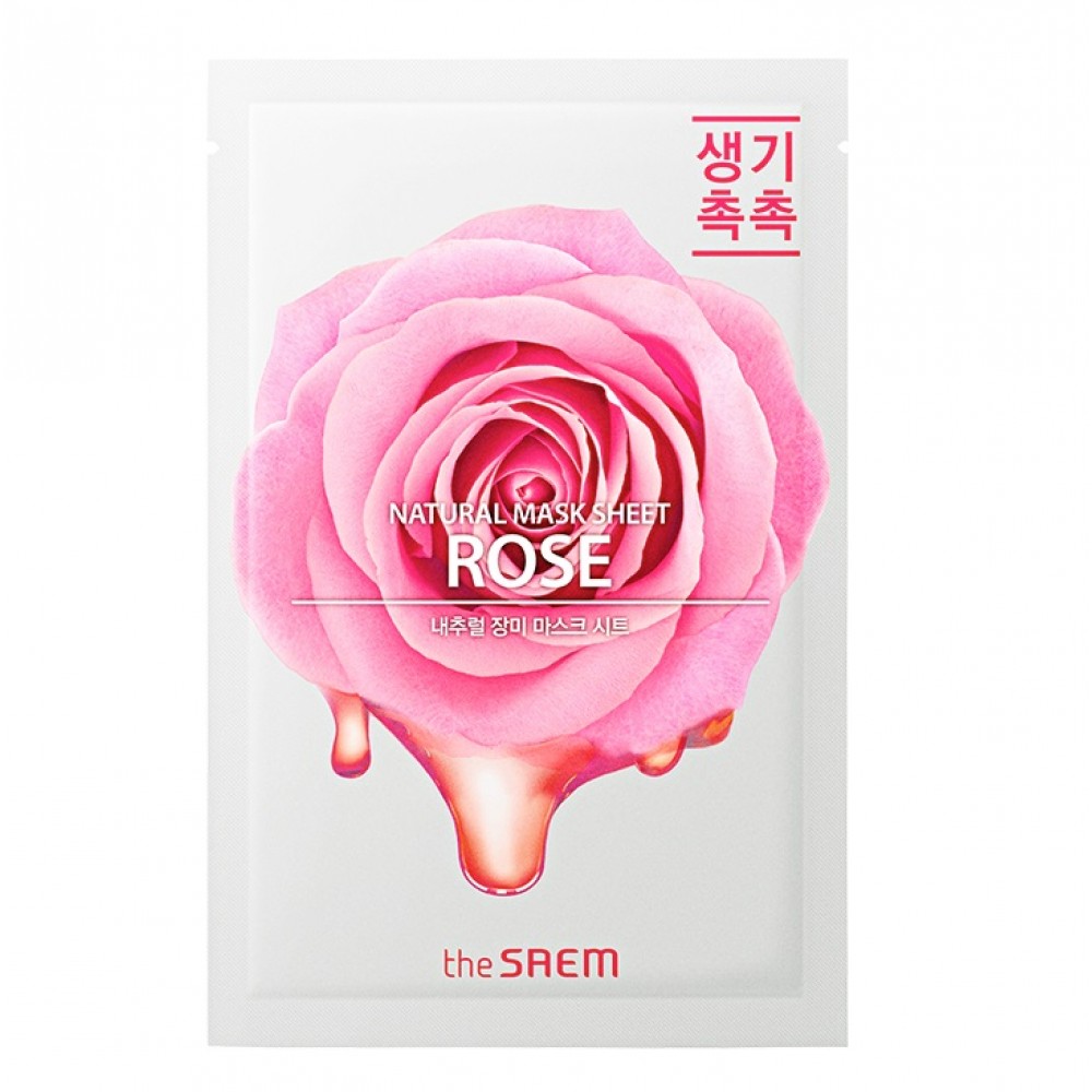 Natural Rose Mask Sheet Маска тканевая с экстрактом розы