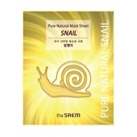 The Saem Pure Natural Mask Sheet [Snail] Маска тканевая с муцином улитки