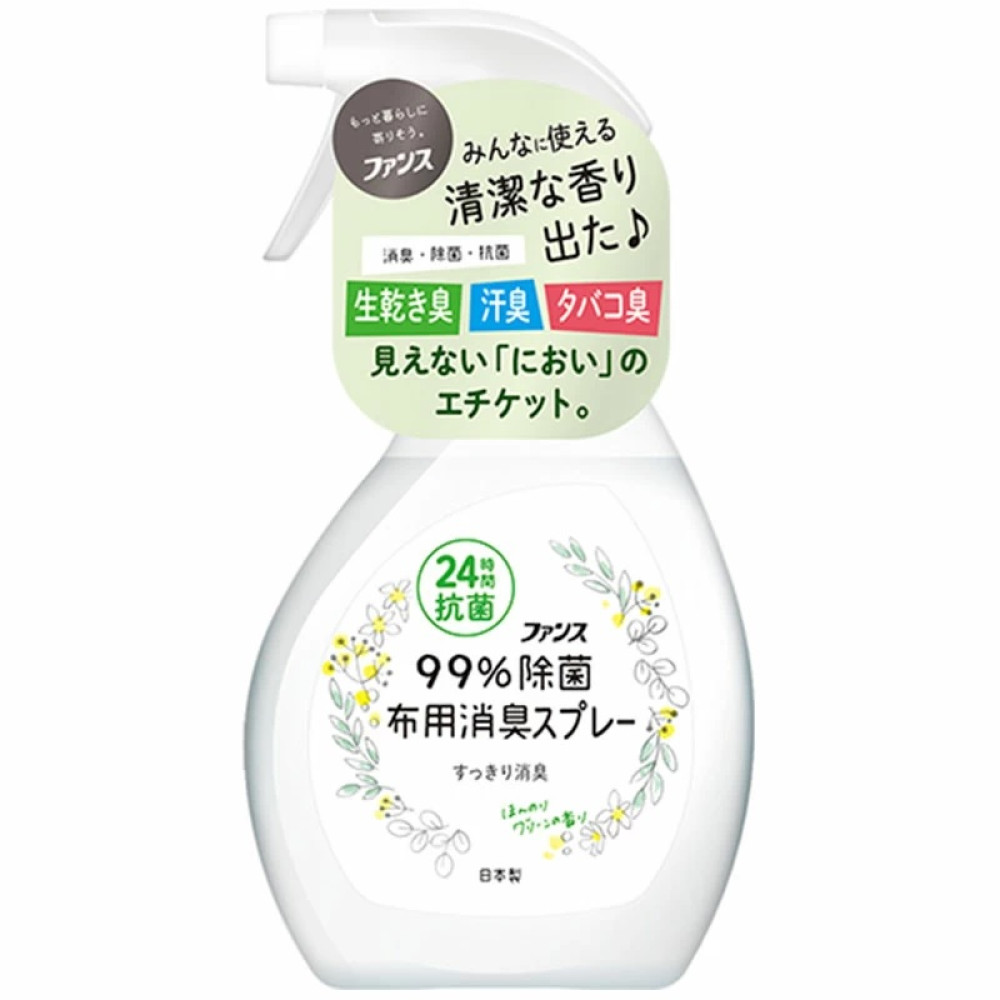 Daiichi Funs Cпрей для ткани дезодорирующий с антибактериальным эффектом и ароматом зелени