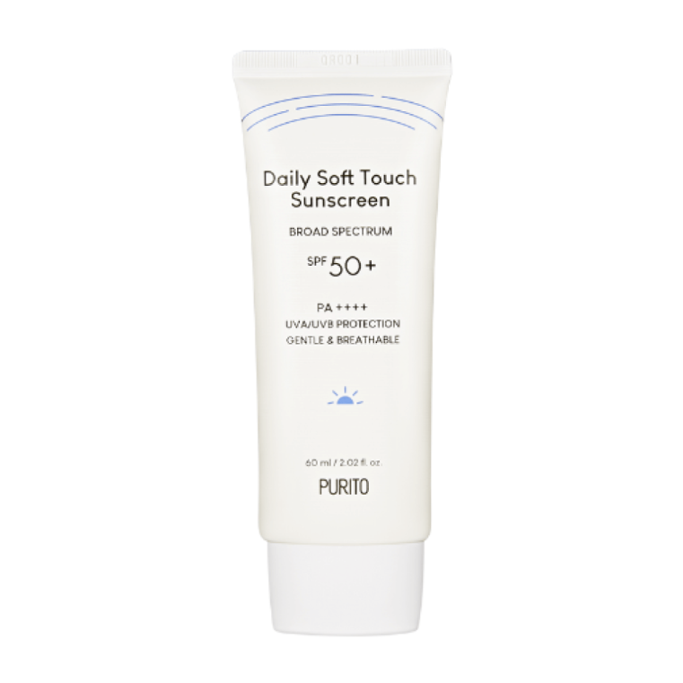 Purito Daily Soft Touch Sunscreen Cолнцезащитный крем на фильтрах нового поколения SPF50+ PA++++