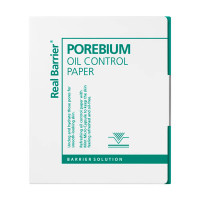 Real Barrier Porebium Oil Control Paper Матирующие салфетки от жирного блеска с мятой