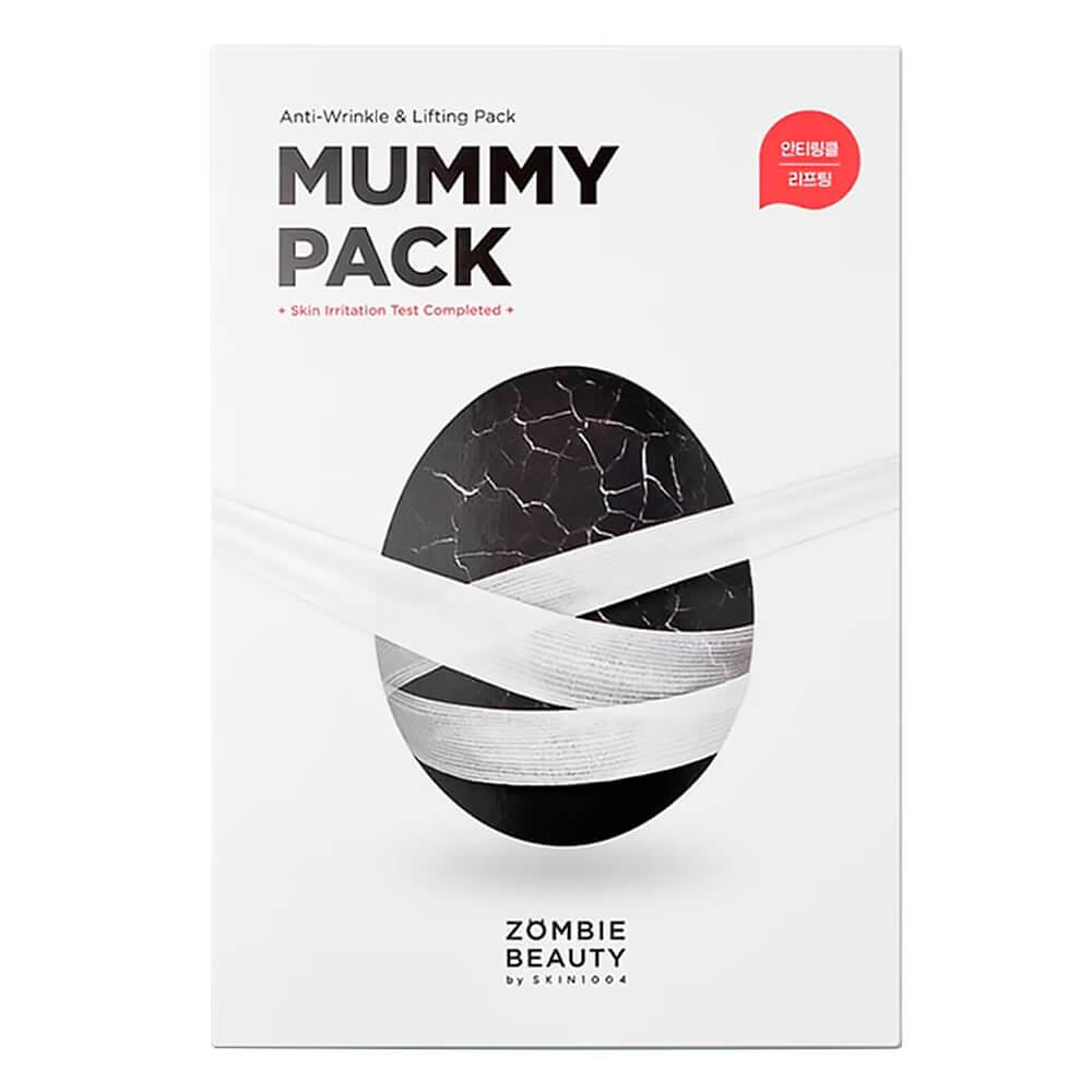 SKIN1004 Zombie Beauty Mummy Pack&Activator Kit Антивозрастная лифтинг-маска с чёрным трюфелем