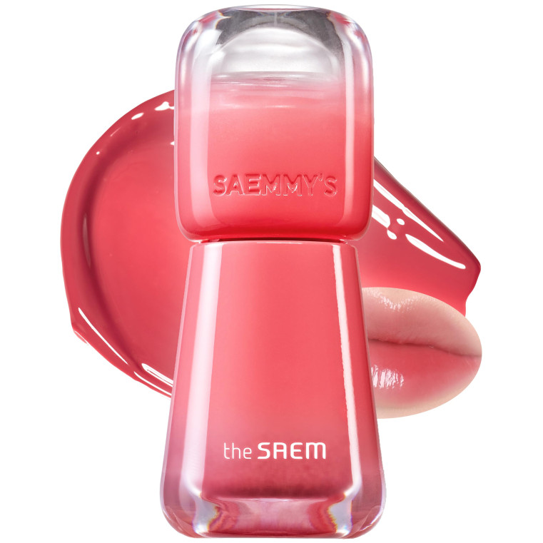 The Saem Saemmy's Ade Shot Tint Лёгкий увлажняющий тинт-блеск для губ 02 Peach Oolong