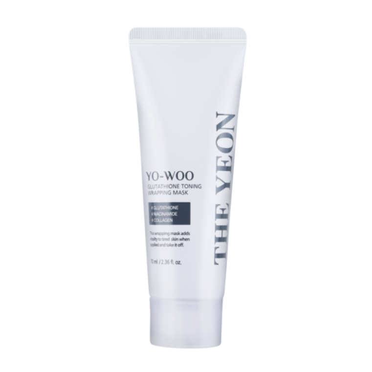 TheYEON Yo-woo glutathione toning wrapping mask Маска-пленка выравнивающая тон кожи + кисть