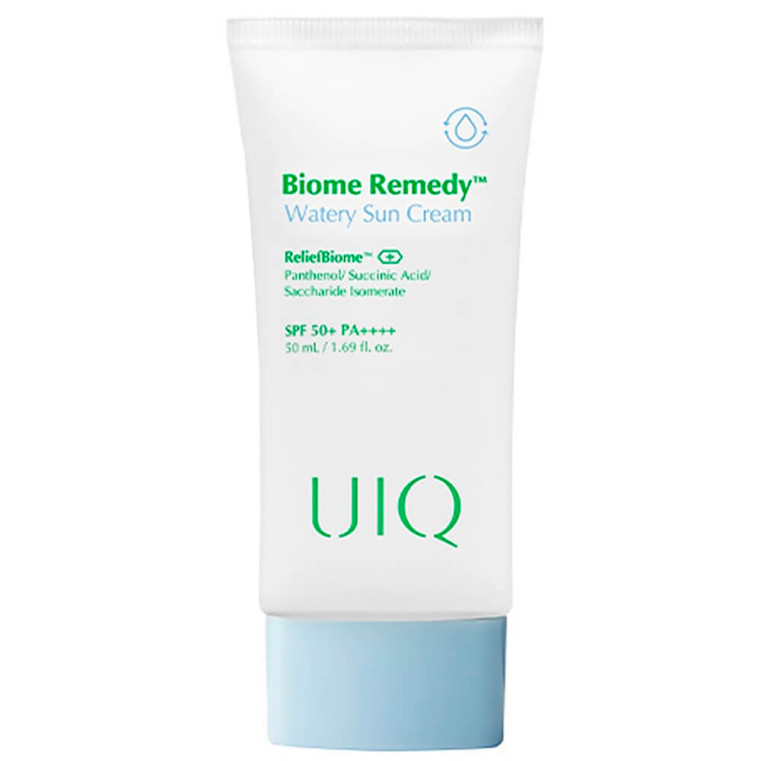 UIQ Biome Remedy Watery Sun Cream Увлажняющий санскрин с пробиотиками SPF50+ PA++++