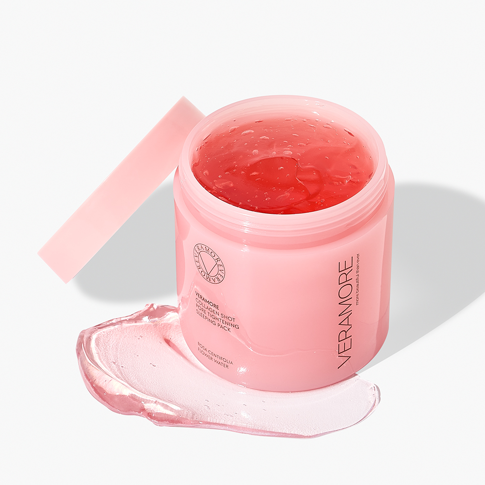 VERAMORE Collagen Shot Tightening Sleeping Pack Пептидная ночная маска со спикулами и тройным коллагеном для интенсивного восстановления кожи