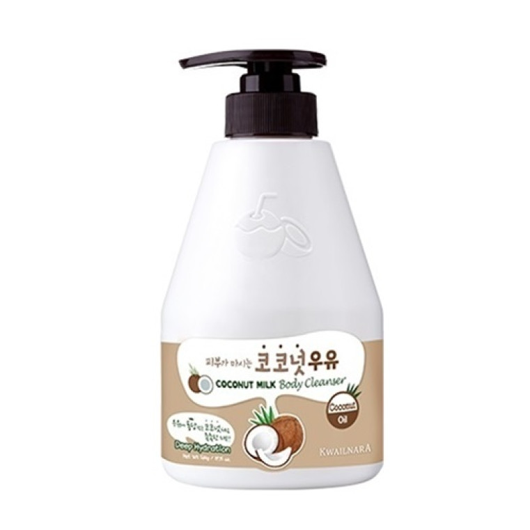 Welcos Kwailnara Coconut Milk Body Cleanser Гель для душа с ароматом кокосового молока