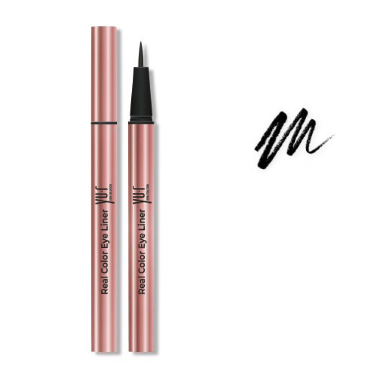 Yu.R Real Color Eye Liner Brush Midnight Magic Подводка для глаз Чёрная