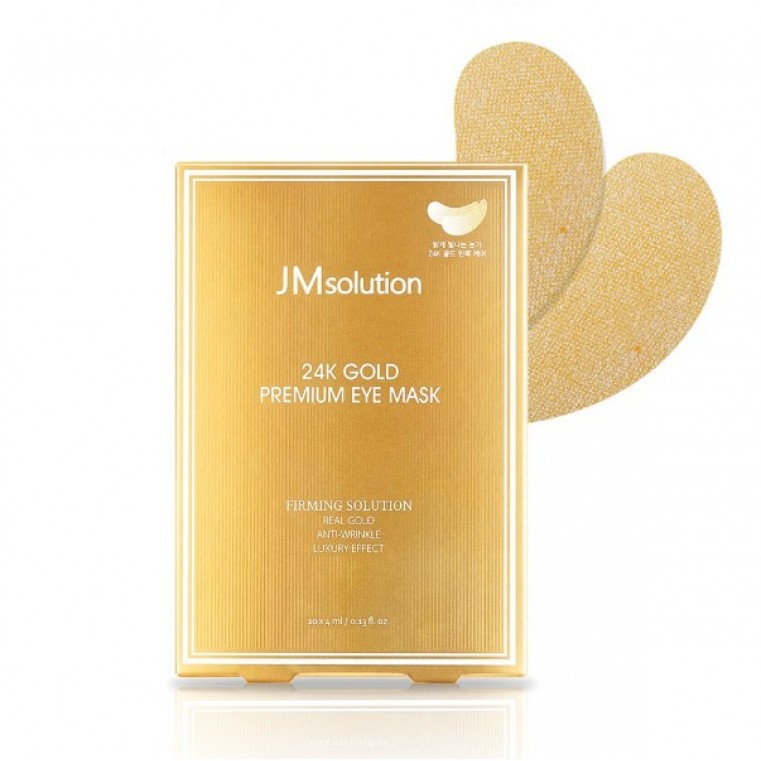 JM Solution 24K Gold Premium Eye Mask Патчи укрепляющие с золотом  JM Solution