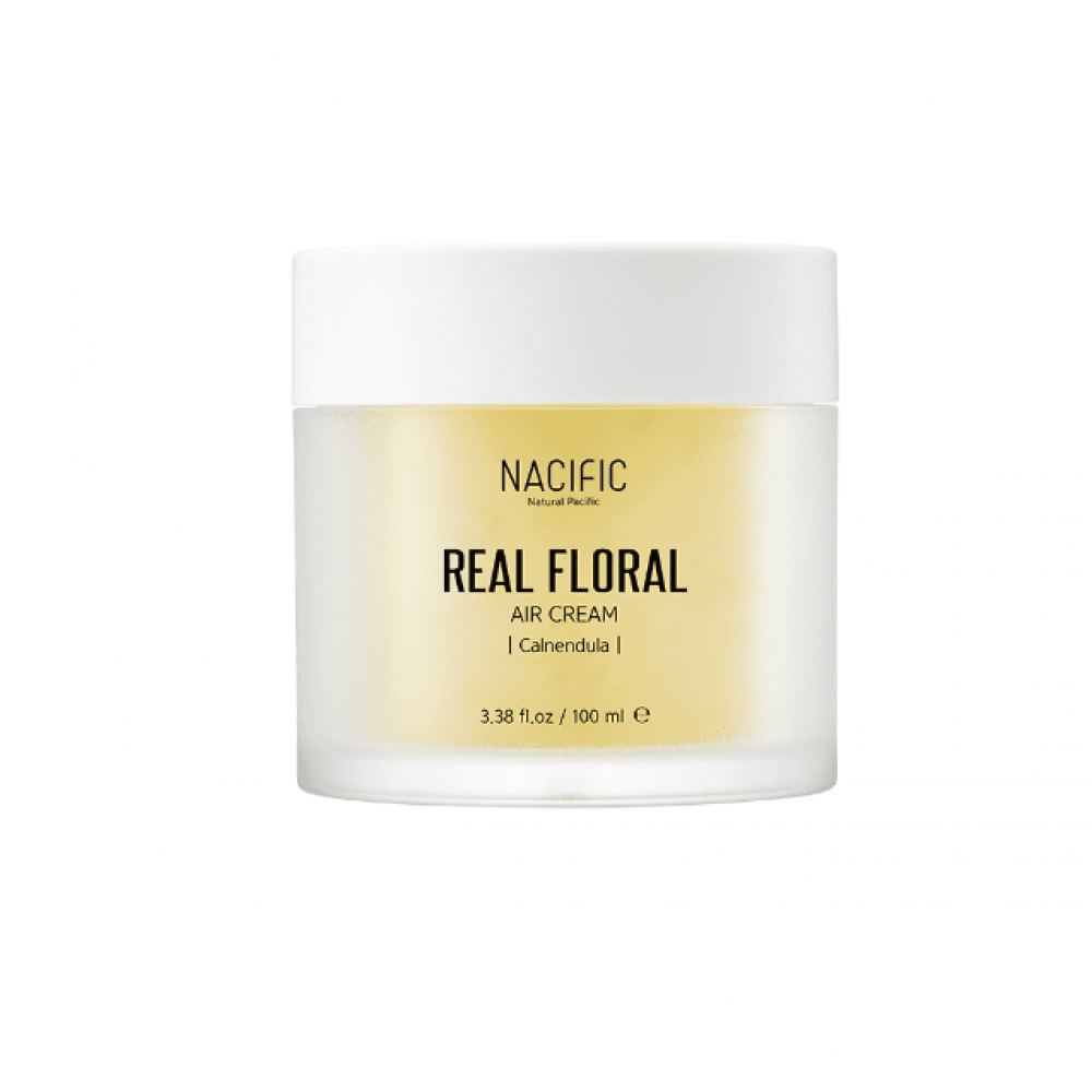 Nacific Real Calendula Floral Air Cream Крем увлажняющий с экстрактом и лепестками календулы